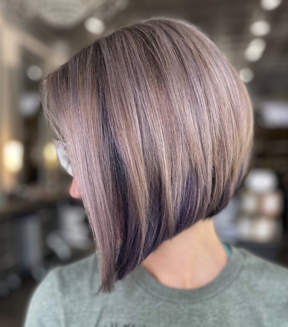 Client hair by Annah Davis — dimensional blonde balayage